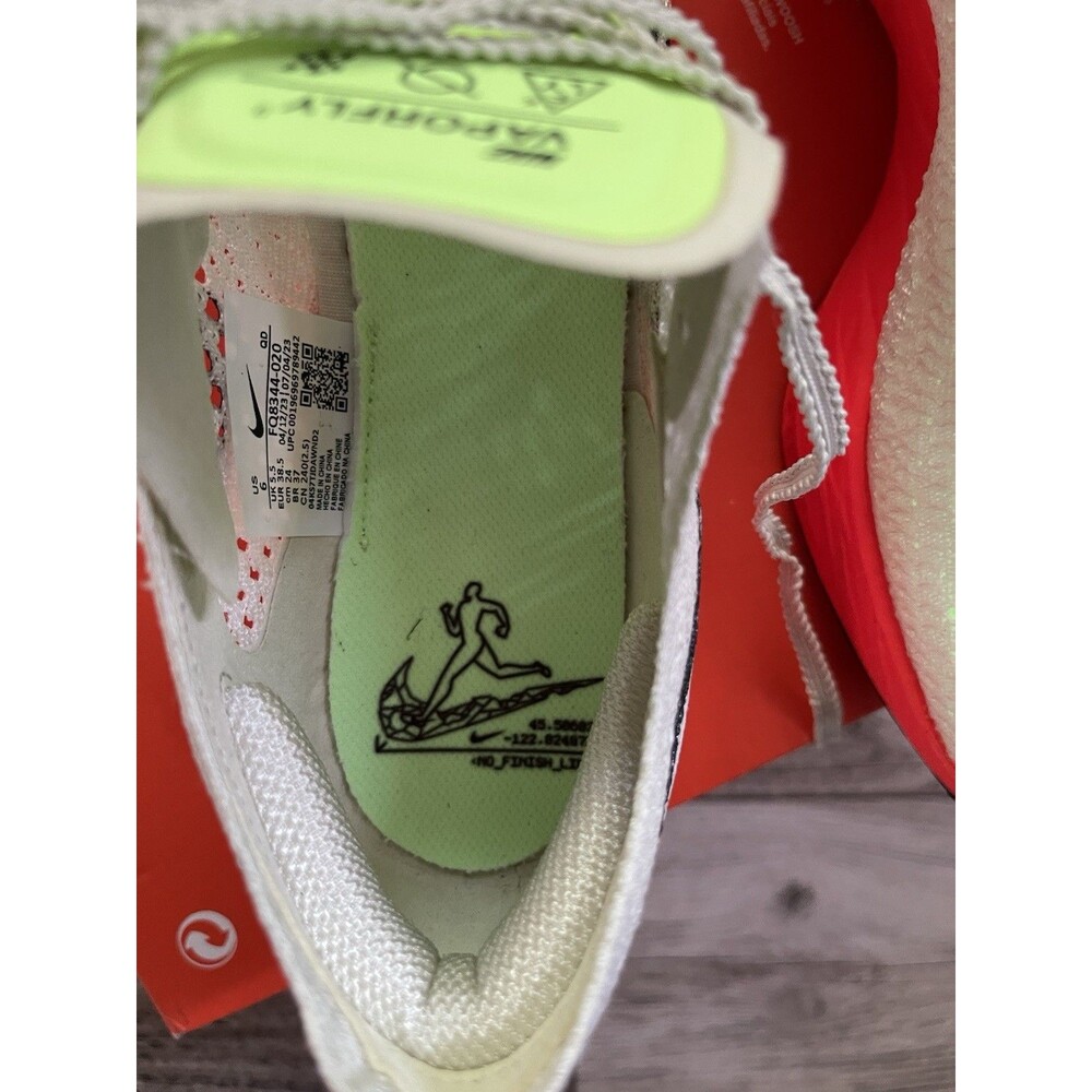 Unisex- Nike ZoomX VaporFly Next% 3 No Finish Line Men 6 New Multicolor Race Day - Picture 10 of 15